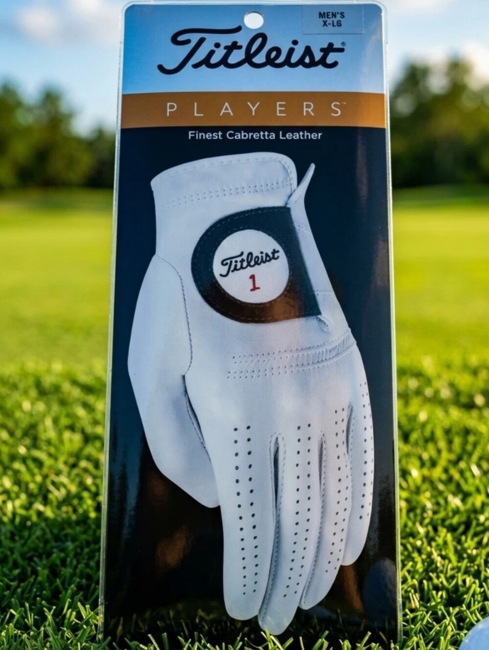 (Lot 3) Titleist Players Cabretta Leather Golf Glove White